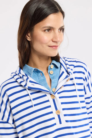 Armor-Lux - Rustic Cotton Hooded Breton Shirt