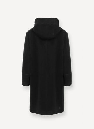 Colmar - Coat with hood in wool cloth for women