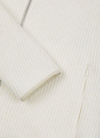 Colmar - Women's curly wool hooded zip cardigan