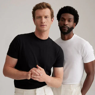 Emanuel Berg - T-Shirt manches courtes de coton 4Flex - Noir