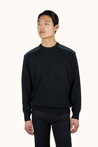 Paul & Shark - Soft Cool Touch Wool Crew Neck Sweater with Typhoon® Details