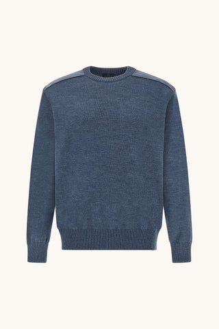 Paul & Shark - Soft Cool Touch Wool Crew Neck Sweater with Typhoon® Details