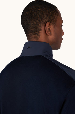 Paul & Shark - Soft Cool Touch Wool Zip-Up Collar Sweater with Typhoon® Details