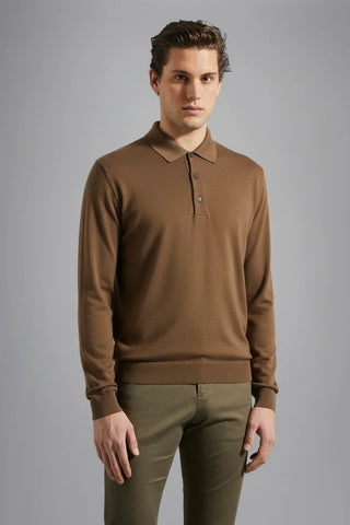 Paul & Shark - Summer Wool extra fine merino wool polo neck