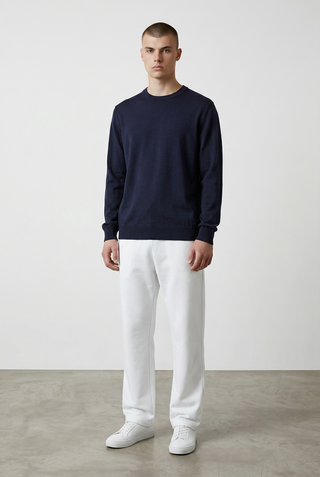 Paul & Shark - Jaipur Round Neck Cashmere and Silk Sweater