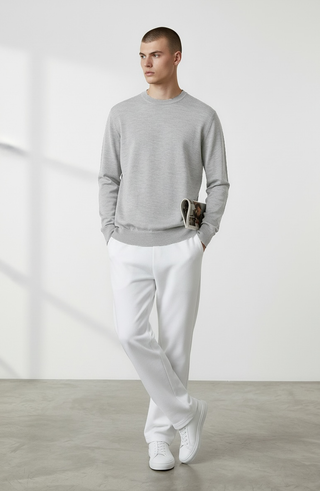 Paul & Shark - Jaipur Round Neck Cashmere and Silk Sweater