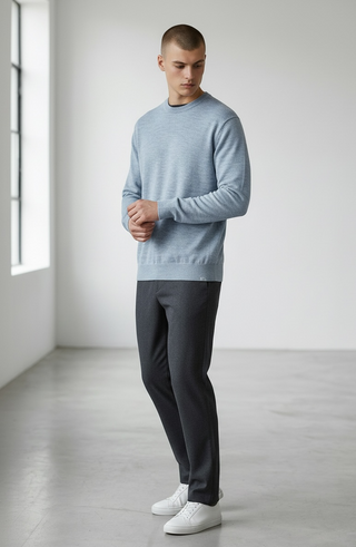 Paul & Shark - Jaipur Round Neck Cashmere and Silk Sweater
