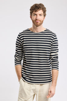  Armor-Lux - Aviron - Marinière rayée de coton équitable