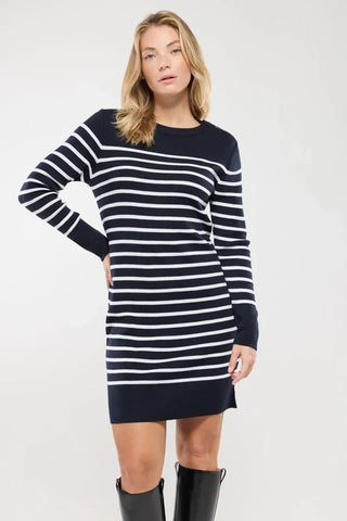 Armor-Lux - Bénodet wool striped dress - Navy/Ivory
