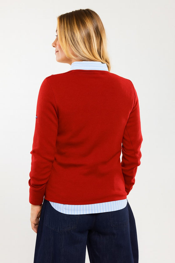 Armor-Lux - Briac - Pull breton de laine uni