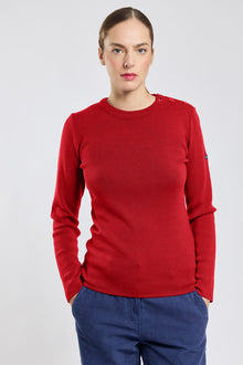  Armor-Lux - Briac - Pull breton de laine uni