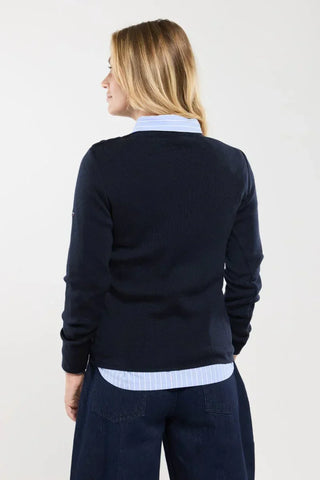 Armor-Lux - Briac - Breton plain wool sweater