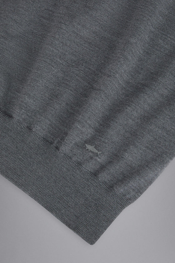 Paul & Shark - Col polo de laine mérinos extra fine Summer Wool