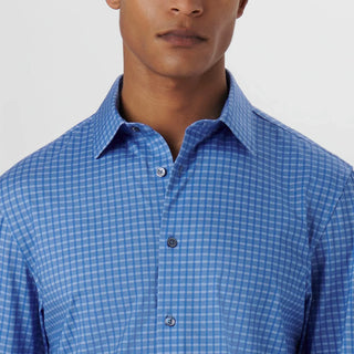 Bugatchi - James - Chemise manches longues carreaux OoohCotton® - LE CAPITAINE D'A BORD
