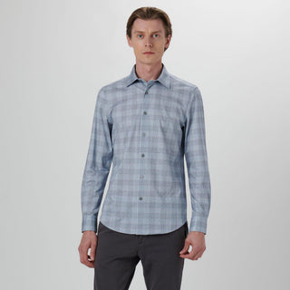 Bugatchi - James - Chemise manches longues carreaux OoohCotton® - LE CAPITAINE D'A BORD