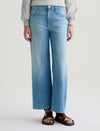 AG JEANS - Saige - Wide Leg Crop Jean - Mid-Rise Ankle Fit
