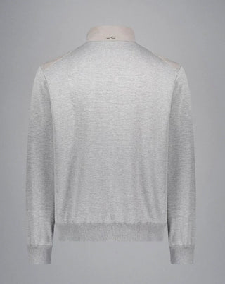 Paul & Shark - Cotton and silk cardigan with Aqualeather® front