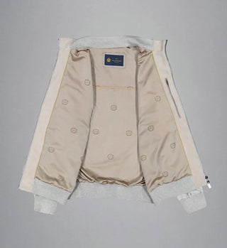 Paul & Shark - Cardigan de coton et soie avec devant Aqualeather®