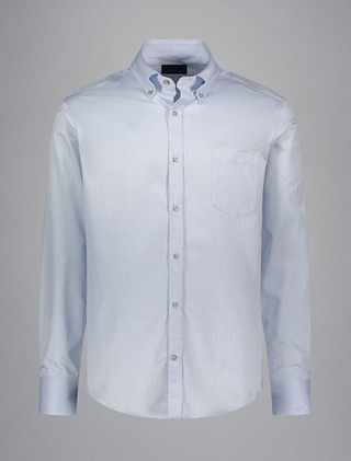 Paul & Shark - Silver Collection Cotton Herringbone Shirt