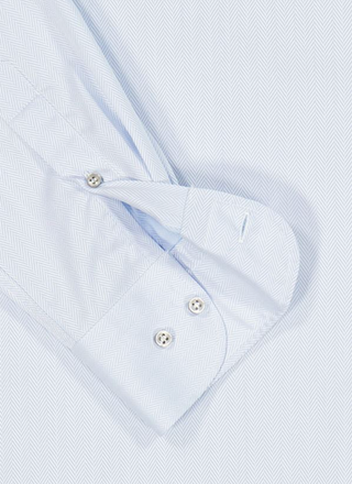 Paul & Shark - Silver Collection Cotton Herringbone Shirt