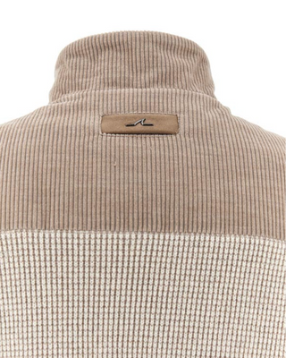 Paul & Shark - Hybrid wool cardigan with corduroy front