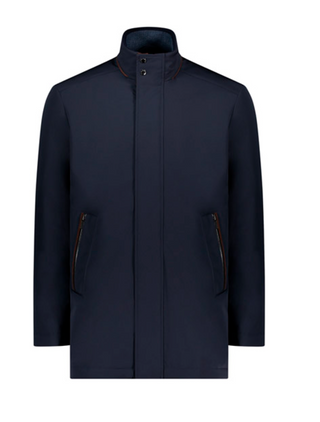 Paul & Shark - Typhoon Re-4X4 STRETCH Car Coat with Suede Details