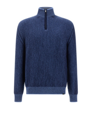 Paul & Shark - Chandail col zip de laine et cachemire