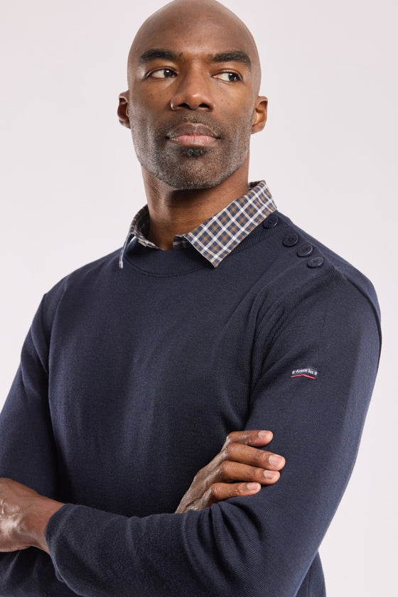 Armor-Lux - Goulenez - Pull uni de laine merinos