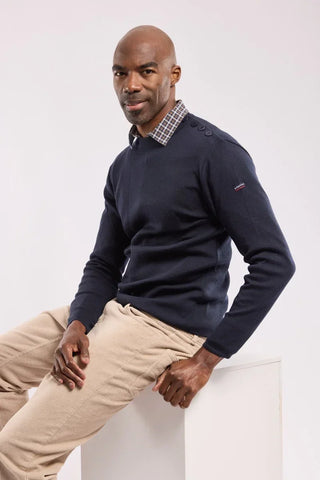 Armor-Lux - Goulenez - Merino wool plain sweater