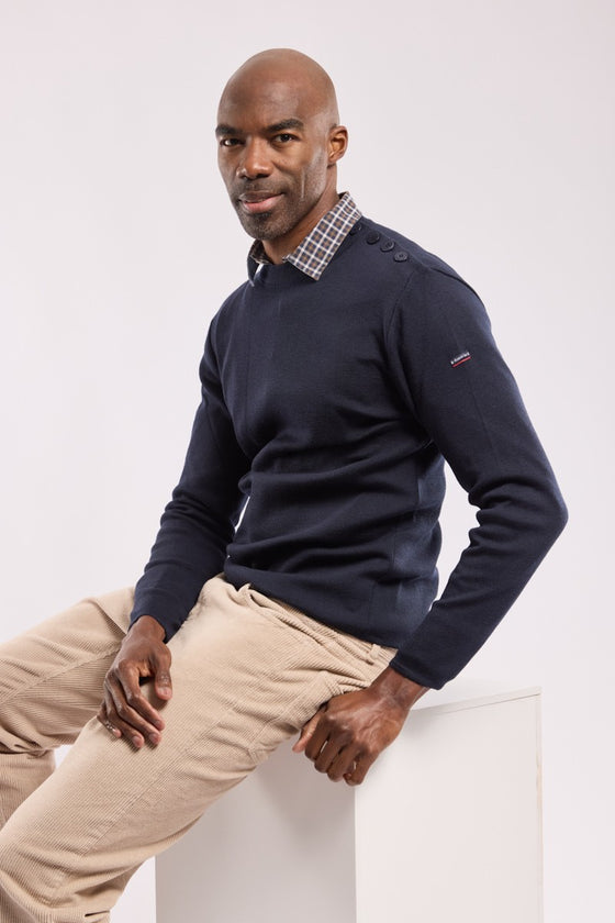 Armor-Lux - Goulenez - Pull uni de laine merinos