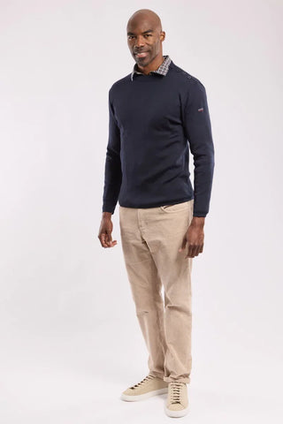 Armor-Lux - Goulenez - Merino wool plain sweater
