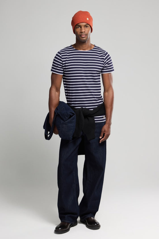 Armor-Lux - Hoëdic - Marinière coton léger manches courtes pour homme