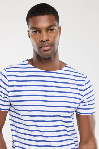 Armor-Lux - Hoëdic - Marinière coton léger manches courtes pour homme