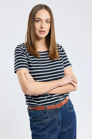Armor-Lux - Hoëdic - Short-sleeved light cotton sailor top for women