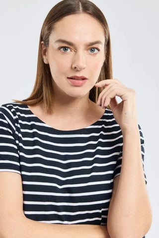 Armor-Lux - Hoëdic - Short-sleeved light cotton sailor top for women
