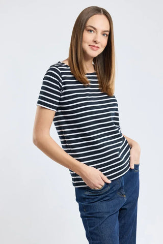 Armor-Lux - Hoëdic - Short-sleeved light cotton sailor top for women