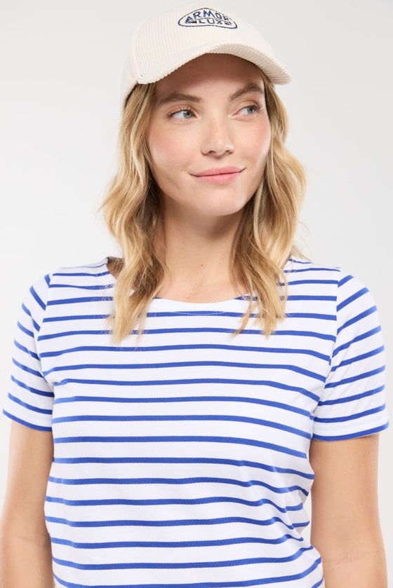 Armor-Lux - Hoëdic - Marinière coton léger manches courtes pour femme