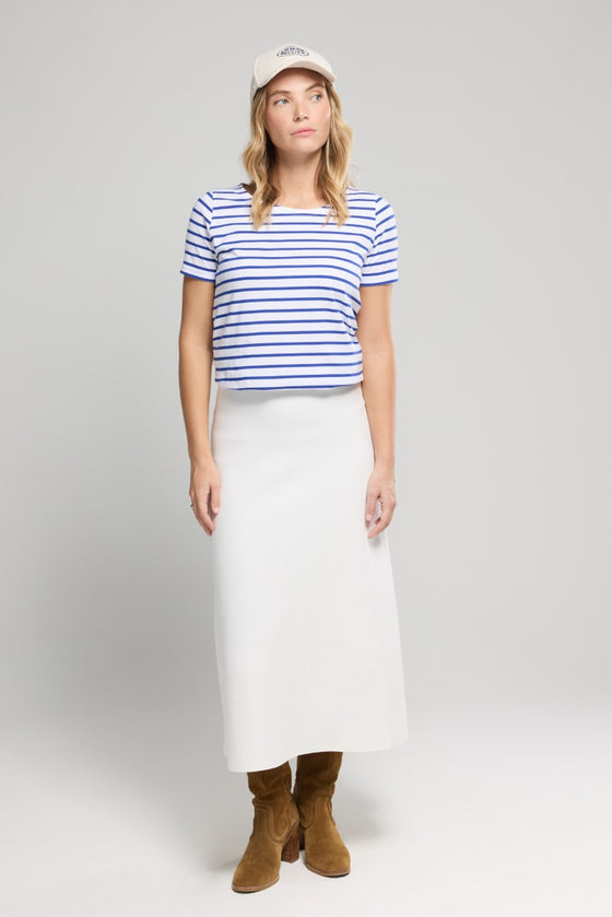 Armor-Lux - Hoëdic - Marinière coton léger manches courtes pour femme