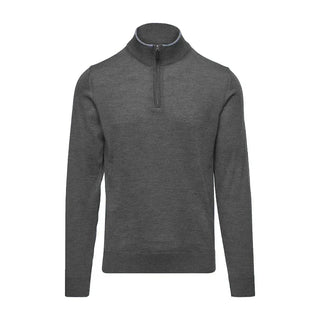 Emanuel Berg - Chandail col zip de laine mérinos extrafine