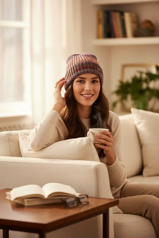Paul & Shark Ladies - Striped Wool Knit Beanie