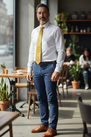 Hemley - Silk polka dot tie