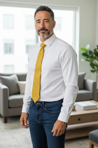 Hemley - Silk polka dot tie