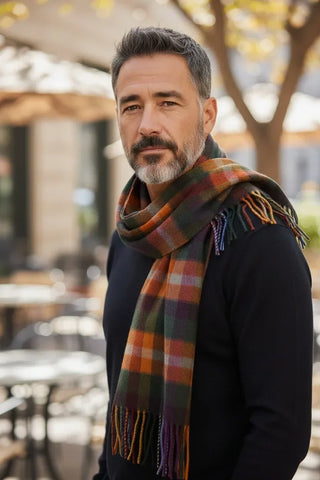 Hemley - Cashmere Check Scarf