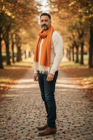 Hemley - Foulard uni de cachemire