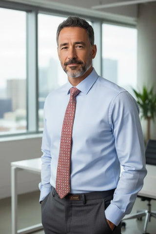 Hemley - Patterned Silk Tie