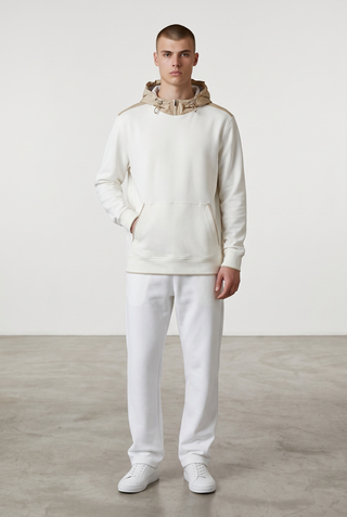 Paul & Shark - Active Cotton Fleece XSoft Typhoon Platinum Hoodie
