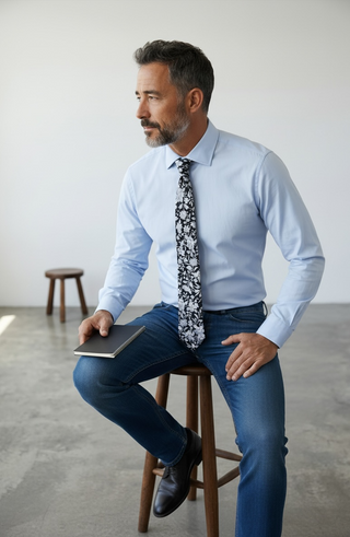 Hemley - Floral Silk Tie