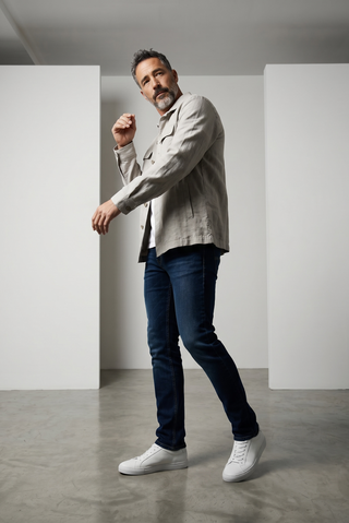 Digel - Ernest - Cotton and linen saharan overshirt