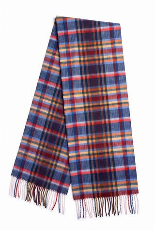 Hemley - Wool and cashmere checked scarf