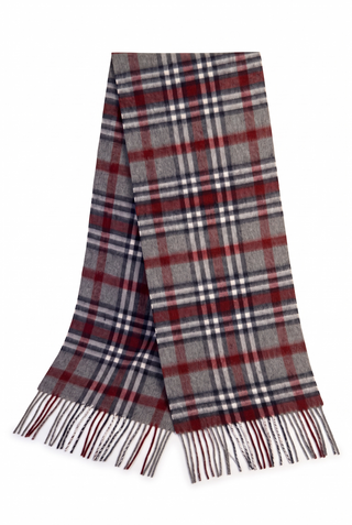 Hemley - Foulard à carreaux de laine et cachemire
